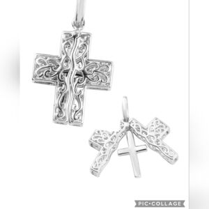 🆕️⛪️Karis Transforming Cross Pendant in Platinum Bond ⛪️